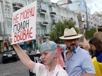 Activists are holding the Don't Be Silent. Captivity Kills! rally to support Ukrainian prisoners of war of the Mariupol Garrison as well as...