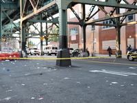 A male victim is being shot in the leg in Bronx, New York, United States, on August 12, 2024. At approximately 5:31 a.m. on Monday morning o...