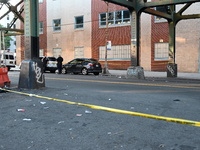 A male victim is being shot in the leg in Bronx, New York, United States, on August 12, 2024. At approximately 5:31 a.m. on Monday morning o...