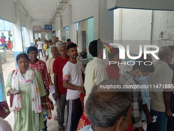 Patients are queuing up for medical treatments and check-ups while junior doctors and students are protesting against the sexual assault and...