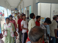 Patients are queuing up for medical treatments and check-ups while junior doctors and students are protesting against the sexual assault and...