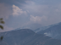 Fire at the Bulgarian-Greek border in Slavyanka mountain from the side of Bulgaria which or Orvilos from Greece. The fire is burning since 1...