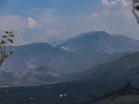 Fire at the Bulgarian-Greek border in Slavyanka mountain from the side of Bulgaria which or Orvilos from Greece. The fire is burning since 1...