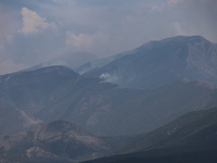 Fire at the Bulgarian-Greek border in Slavyanka mountain from the side of Bulgaria which or Orvilos from Greece. The fire is burning since 1...