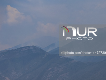 Fire at the Bulgarian-Greek border in Slavyanka mountain from the side of Bulgaria which or Orvilos from Greece. The fire is burning since 1...