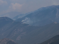 Fire at the Bulgarian-Greek border in Slavyanka mountain from the side of Bulgaria which or Orvilos from Greece. The fire is burning since 1...