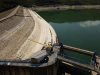 With the release of the last 2 million cubic meters of water still available for irrigation use, the Occhito dam, the largest artificial res...