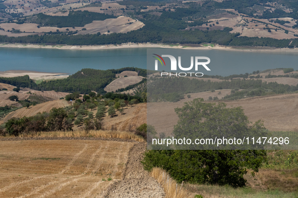 With the release of the last 2 million cubic meters of water still available for irrigation use, the Occhito dam, the largest artificial res...