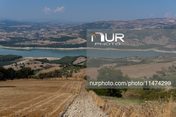 With the release of the last 2 million cubic meters of water still available for irrigation use, the Occhito dam, the largest artificial res...