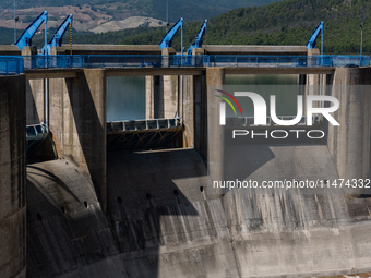 With the release of the last 2 million cubic meters of water still available for irrigation use, the Occhito dam, the largest artificial res...