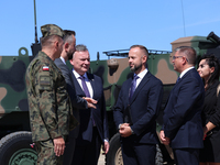 General Artur Kuptel, Secretary of State in the Ministry of Defence of Poland, Pawel Bejda, Deputy Prime Minister and Minister of Defence of...