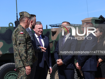 General Artur Kuptel, Secretary of State in the Ministry of Defence of Poland, Pawel Bejda, Deputy Prime Minister and Minister of Defence of...