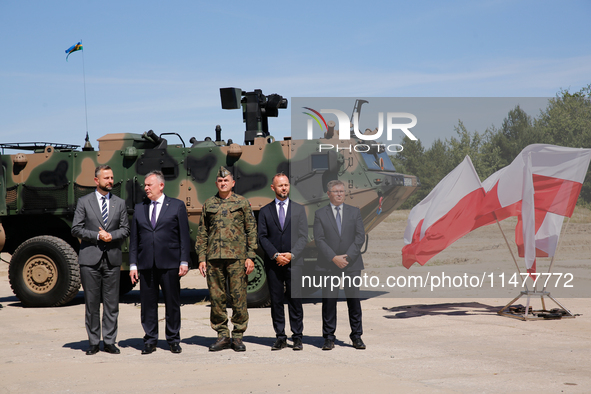 (L-R) Deputy Prime Minister and Minister of Defence of Poland, Wladyslaw Kosiniak Kamysz, Secretary of State in the Ministry of Defence of P...