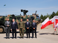 (L-R) Deputy Prime Minister and Minister of Defence of Poland, Wladyslaw Kosiniak Kamysz, Secretary of State in the Ministry of Defence of P...