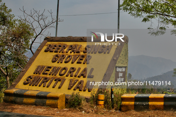 Beerpal Singh Grover Memorial Smriti Van is being located in Kathgodam, Uttarakhand, India, on April 21, 2024. Kathgodam is being a suburb o...