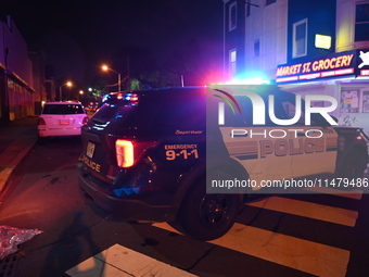 A 19-year-old male is being shot and killed in Paterson, New Jersey, United States, on August 14, 2024. At approximately 2:02 a.m. on Wednes...