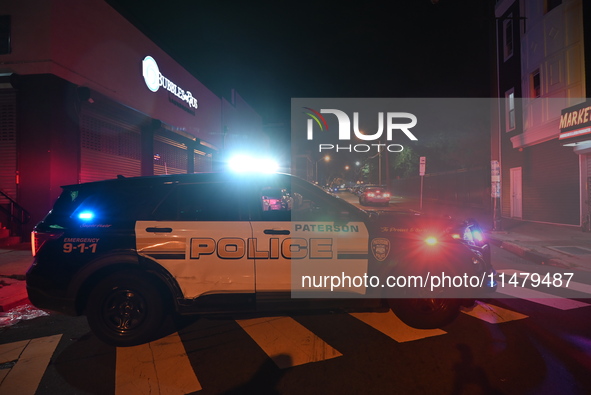 A 19-year-old male is being shot and killed in Paterson, New Jersey, United States, on August 14, 2024. At approximately 2:02 a.m. on Wednes...