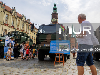 Poland is celebrating Polish Armed Forces Day, a national holiday that honors the bravery and sacrifices of Polish soldiers, in Poland, on A...