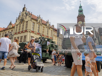 Poland is celebrating Polish Armed Forces Day, a national holiday that honors the bravery and sacrifices of Polish soldiers, in Poland, on A...