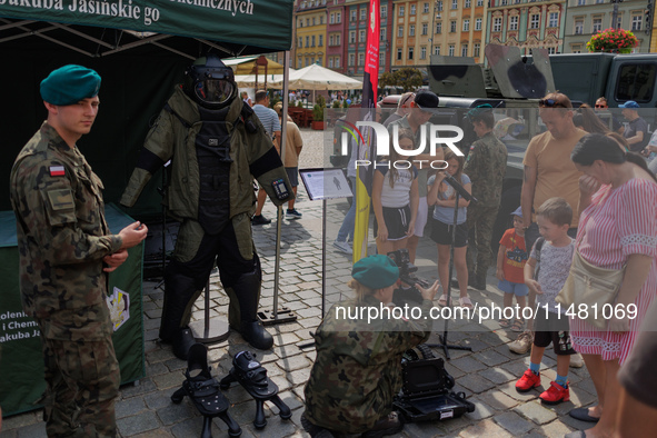 Poland is celebrating Polish Armed Forces Day, a national holiday that honors the bravery and sacrifices of Polish soldiers, in Poland, on A...