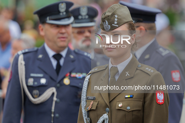 Poland is celebrating Polish Armed Forces Day, a national holiday that honors the bravery and sacrifices of Polish soldiers, in Poland, on A...