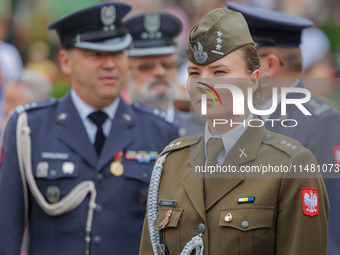 Poland is celebrating Polish Armed Forces Day, a national holiday that honors the bravery and sacrifices of Polish soldiers, in Poland, on A...