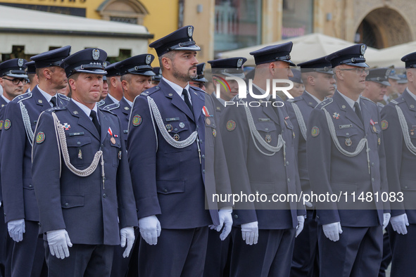 Poland is celebrating Polish Armed Forces Day, a national holiday that honors the bravery and sacrifices of Polish soldiers, in Poland, on A...