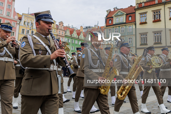 Poland is celebrating Polish Armed Forces Day, a national holiday that honors the bravery and sacrifices of Polish soldiers, in Poland, on A...