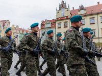 Poland is celebrating Polish Armed Forces Day, a national holiday that honors the bravery and sacrifices of Polish soldiers, in Poland, on A...