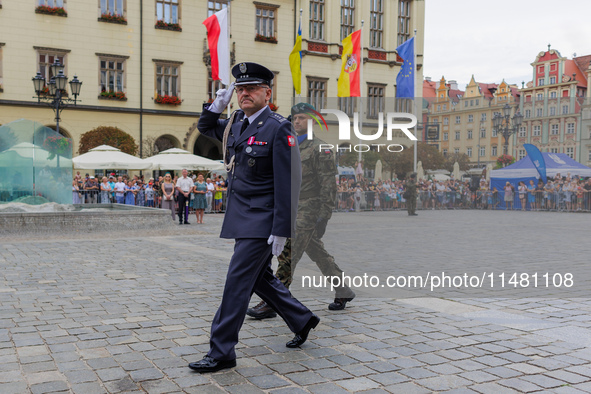 Poland is celebrating Polish Armed Forces Day, a national holiday that honors the bravery and sacrifices of Polish soldiers, in Poland, on A...