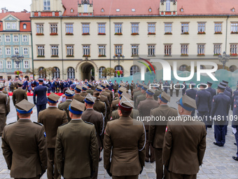 Poland is celebrating Polish Armed Forces Day, a national holiday that honors the bravery and sacrifices of Polish soldiers, in Poland, on A...