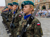 Poland is celebrating Polish Armed Forces Day, a national holiday that honors the bravery and sacrifices of Polish soldiers, in Poland, on A...