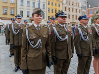 Poland is celebrating Polish Armed Forces Day, a national holiday that honors the bravery and sacrifices of Polish soldiers, in Poland, on A...