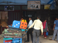 Medical staff are working in the emergency ward of R G Kar Medical College in Kolkata, India, on August 15, 2024. (