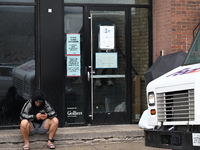 Approximately 10 migrants are being sickened at a migrant shelter in Chicago, Illinois, United States, on August 15, 2024. EMS is responding...