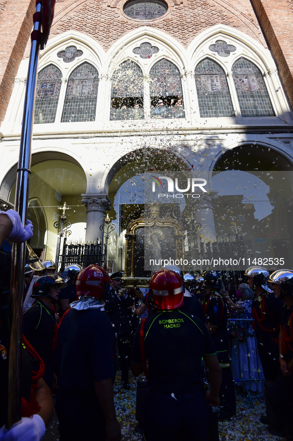 The city of Madrid, Spain, is celebrating the day of the Virgen de la Paloma on August 15, 2024. Every August 15th, Madrid is celebrating th...