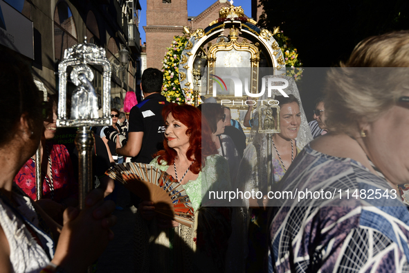 The city of Madrid, Spain, is celebrating the day of the Virgen de la Paloma on August 15, 2024. Every August 15th, Madrid is celebrating th...