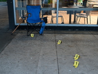 A 51-year-old male victim is being shot and is in good condition in Chicago, Illinois, United States, on August 15, 2024. On the 400 block o...