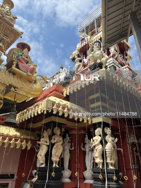 Pazhanchira Devi Temple is celebrating the Vishu Festival in Thiruvananthapuram (Trivandrum), Kerala, India, on April 14, 2024. Sree Pazhanc...