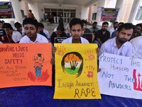 Doctors and medical students are protesting during a nationwide strike against the rape and murder of their colleague in India's West Bengal...