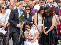 Affected families and politicians are participating in an act of tribute to the victims of the terrorist attacks that took place on August 1...