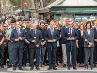 Affected families and politicians are participating in an act of tribute to the victims of the terrorist attacks that took place on August 1...