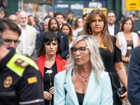 Affected families and politicians are participating in an act of tribute to the victims of the terrorist attacks that took place on August 1...