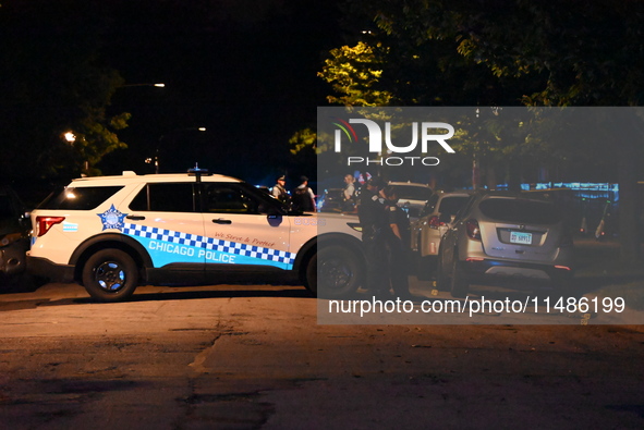 A 28-year-old male victim is being shot numerous times and killed in Chicago, Illinois, United States, on August 17, 2024. On Saturday morni...