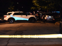 A 28-year-old male victim is being shot numerous times and killed in Chicago, Illinois, United States, on August 17, 2024. On Saturday morni...