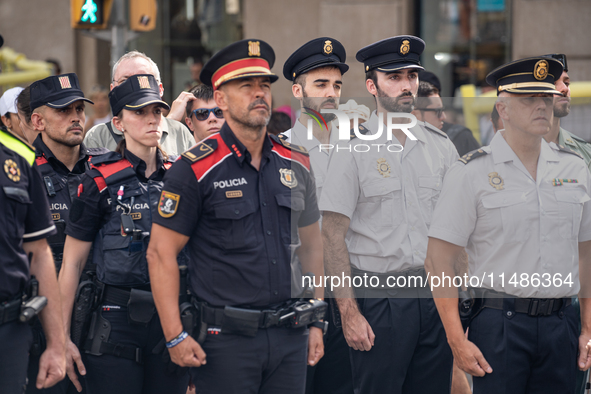 The political parties VOX and PP, anti-terrorism entities such as the Fundacion Victimas Terrorismo and the Guardia Urbana, the Mossos de Es...