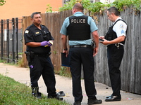 One person is being killed and two others are being injured in a shooting in Chicago, Illinois, United States, on August 17, 2024. At approx...