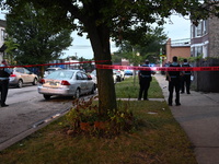 One person is being killed and two others are being injured in a shooting in Chicago, Illinois, United States, on August 17, 2024. At approx...