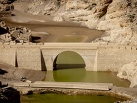 The Ulldecona reservoir in southern Catalonia, 2 hours from Barcelona, is being well below 1% of its water capacity. Despite the rains of re...