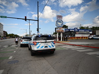 A male victim in his 30s is being shot in the neck and back and is being killed in Chicago, Illinois, United States, on August 17, 2024. At...